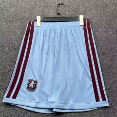 26-27 Aston Villa Home Light Blue Thailand Soccer Shorts