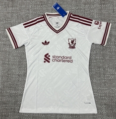 26-27 Liverpool Away White Women Thailand Soccer Jersey AAA-4506 26-27 Liverpool Away White Women Thailand Soccer Jersey AAA-4506