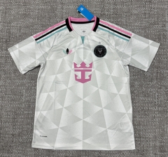 With Star (S-4XL) 26-27 Inter Miami CF 2nd Away White&Grey Thailand Soccer Jersey AAA-4506 With Star (S-4XL) 26-27 Inter Miami CF 2nd Away White&Grey Thailand Soccer Jersey AAA-4506