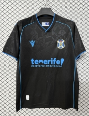 (S-4XL) 26-27 CD Tenerife Away Black Thailand Soccer Jersey AAA-2044 (S-4XL) 26-27 CD Tenerife Away Black Thailand Soccer Jersey AAA-2044