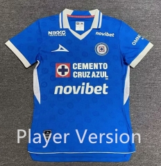 Player Version 26-27Cruz Azul Home Blue Women Thailand Soccer Jersey AAA-912