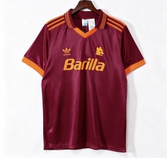 Retro Version 1992-1994 Roma Home Red Thailand Soccer Jersey AAA-9493