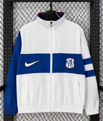 Retro Casual Version Chelsea White Thailand Soccer Trench Coat-1020 Retro Casual Version Chelsea White Thailand Soccer Trench Coat-1020