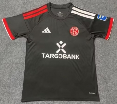 (S-4XL) 26-27 Fortuna Düsseldorf Away Black Thailand Soccer Jersey AAA-2315