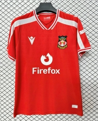 (S-4XL) 26-27 Wrexham Home Red Thailand Soccer Jersey AAA-2044 (S-4XL) 26-27 Wrexham Home Red Thailand Soccer Jersey AAA-2044