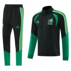 26-27 Mexico Black Thailand Soccer Jacket Uniform-LH 26-27 Mexico Black Thailand Soccer Jacket Uniform-LH