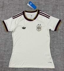 (2 Stars) 26-27 Spain Away White Thailand Women Soccer Jersey AAA-4506 (2 Stars) 26-27 Spain Away White Thailand Women Soccer Jersey AAA-4506