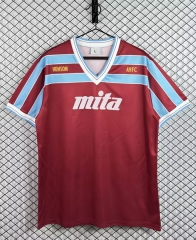 Retro Version 85-87 Aston Villa Home Maroon Thailand Soccer Jersey AAA-3257