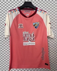 (S-4XL) 26-27 Málaga CF Away Pink Thailand Soccer Jersey AAA-2044