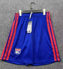 26-27 Olympique Lyonnais Home Blue Thailand Soccer Shorts