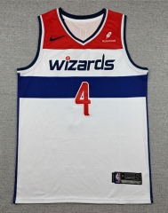 Washington Wizards White #4 NBA Jersey-1380 Washington Wizards White #4 NBA Jersey-1380