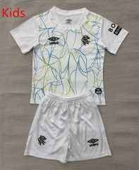 26-27 Rangers Goalkeeper White Kid/Youth Soccer Uniform-AY 26-27 Rangers Goalkeeper White Kid/Youth Soccer Uniform-AY