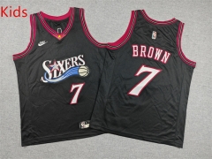 Classic Edition Philadelphia 76ers #7 Black Kids NBA Jersey-1380 Classic Edition Philadelphia 76ers #7 Black Kids NBA Jersey-1380