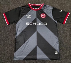 (S-4XL) 26-27 Arminia Bielefeld Second Away Black&Grey Thailand Soccer Jersey AAA-6032