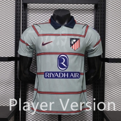 Player Version 26-27 Atletico Madrid 2nd Away Grey Thailand Soccer Jersey AAA-888