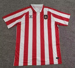 (S-4XL) 26-27 Sunderland AFC Home Red&White Thailand Soccer Jersey AAA-8025
