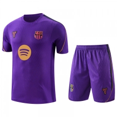 26-27 Barcelona Purple Short-sleeved Thailand Soccer Tracksuit-GDP 26-27 Barcelona Purple Short-sleeved Thailand Soccer Tracksuit-GDP