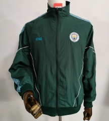 26-27 Manchester City Green Thailand Trench Coat-0255 26-27 Manchester City Green Thailand Trench Coat-0255