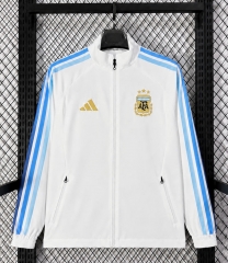 2026 World Cup Classic Version Argentina White Training Thailand Soccer Trench Coat-1020 2026 World Cup Classic Version Argentina White Training Thailand Soccer Trench Coat-1020