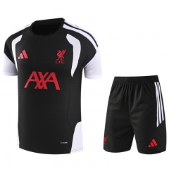 26-27 Liverpool Black Short-sleeved Thailand Soccer Tracksuit-GDP 26-27 Liverpool Black Short-sleeved Thailand Soccer Tracksuit-GDP