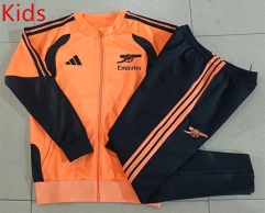 26-27 Arsenal Orange Kids/Youth Soccer Jacket Uniform-815 26-27 Arsenal Orange Kids/Youth Soccer Jacket Uniform-815