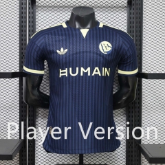 With New Ad Version Player Version 26-27 Al-Nassr FC 2nd Away Dark Blue Thailand Soccer Jersey AAA-888