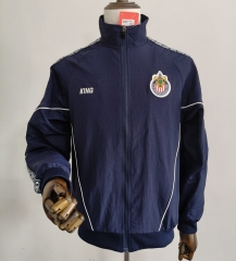 26-27 Deportivo Guadalajara Royal Blue Thailand Trench Coat Uniform-0255 26-27 Deportivo Guadalajara Royal Blue Thailand Trench Coat Uniform-0255