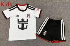 26-27 Fulham Home White Kids/Youth Soccer Uniform-7809 26-27 Fulham Home White Kids/Youth Soccer Uniform-7809
