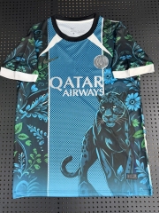 26-27 Wild Leopard Edition PSG Blue&Black Thailand Soccer Jersey AAA-0731 26-27 Wild Leopard Edition PSG Blue&Black Thailand Soccer Jersey AAA-0731