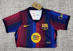 26-27 Barcelona Home Red&Blue Women Navel-revealing style Soccer Jersey-6723 26-27 Barcelona Home Red&Blue Women Navel-revealing style Soccer Jersey-6723