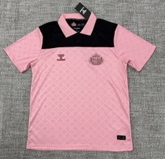 (S-4XL) 26-27 Sunderland AFC Away Pink Thailand Soccer Jersey AAA-4506