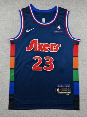 2022 City Edition Philadelphia 76ers #23 Dark Blue NBA Jersey-1380