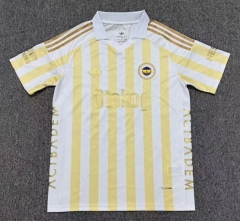 (S-4XL) 26-27 Fenerbahçe Away Yellow&White Thailand Soccer Jersey AAA-8025
