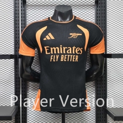 Player Version 26-27 Arsenal Black Thailand Training Soccer Jersey AAA-888