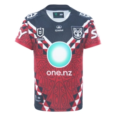 (S-7XL) 2026 Warriors Red&Blue Thailand Rugby Jersey