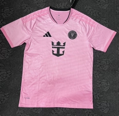 (S-4XL) 26-27 Inter Miami CF Home Pink Thailand Soccer Jersey AAA-7035 (S-4XL) 26-27 Inter Miami CF Home Pink Thailand Soccer Jersey AAA-7035