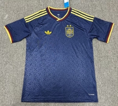 (S-4XL) 2 Stars 26-27 Spain Cyan Thailand Soccer Jersey AAA-6979 (S-4XL) 2 Stars 26-27 Spain Cyan Thailand Soccer Jersey AAA-6979