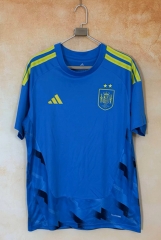 (S-4XL) 2 Stars 26-27 Spain Goalkeeper Blue Thailand Soccer Jersey AAA-2483 (S-4XL) 2 Stars 26-27 Spain Goalkeeper Blue Thailand Soccer Jersey AAA-2483