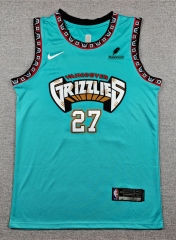 Memphis Grizzlies Green #27 NBA Jersey -1380 Memphis Grizzlies Green #27 NBA Jersey -1380