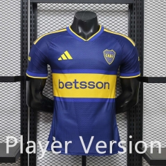 Player Version 26-27 Boca Juniors Home Blue Thailand Soccer Jersey AAA-888