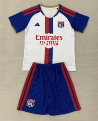 26-27 Olympique Lyonnais Home White Soccer Uniform-AY 26-27 Olympique Lyonnais Home White Soccer Uniform-AY