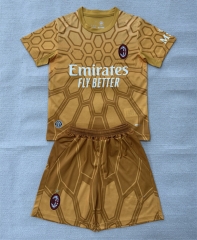 26-27 AC Milan Goalkeeper Yellow Soccer Uniform-AY 26-27 AC Milan Goalkeeper Yellow Soccer Uniform-AY