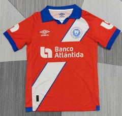 (S-4XL) 26-27 Olimpia (Honduras) Away Red Thailand Soccer Jersey AAA-4927