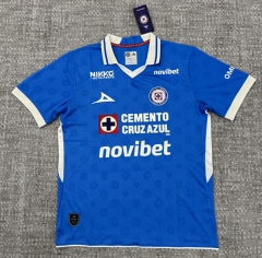 (S-4XL) 26-27 Cruz Azul Home Blue Thailand Soccer Jersey AAA-4506 (S-4XL) 26-27 Cruz Azul Home Blue Thailand Soccer Jersey AAA-4506