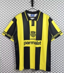 Retro Version 96-97 CA Peñarol Home Black&Yellow Thailand Soccer Jersey AAA-3257 Retro Version 96-97 CA Peñarol Home Black&Yellow Thailand Soccer Jersey AAA-3257