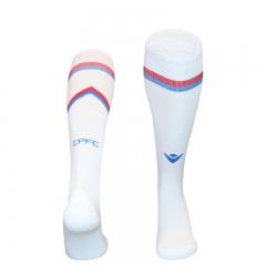 26-27 Crystal Palace F.C. Home White Thailand Soccer Socks-4539 26-27 Crystal Palace F.C. Home White Thailand Soccer Socks-4539