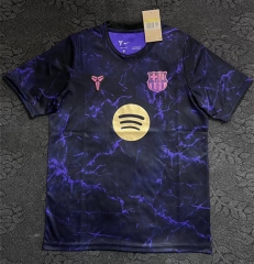 (S-4XL) 26-27 Barcelona Black&Purple Thailand Soccer Training Jersey AAA-7035